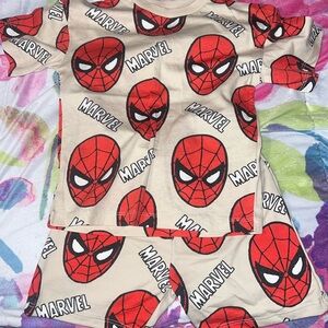 Spider-Man 2-piece short set 3T-4T